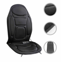 Husa scaun auto cu incalzire si masaj,12V Reglabila, negru, 4065